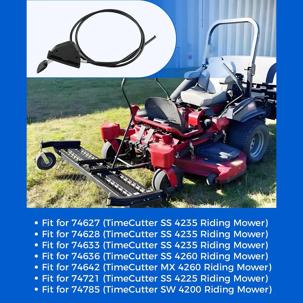Replacement Throttle Cable Matching For Toro Part 121-5674 for Use in For Toro Equipment with Standard Cable Routing Paths
Replacement Throttle Cable Matching For Toro Part 121-5674 for Use in For Toro Equipment with Standard Cable Routing Paths