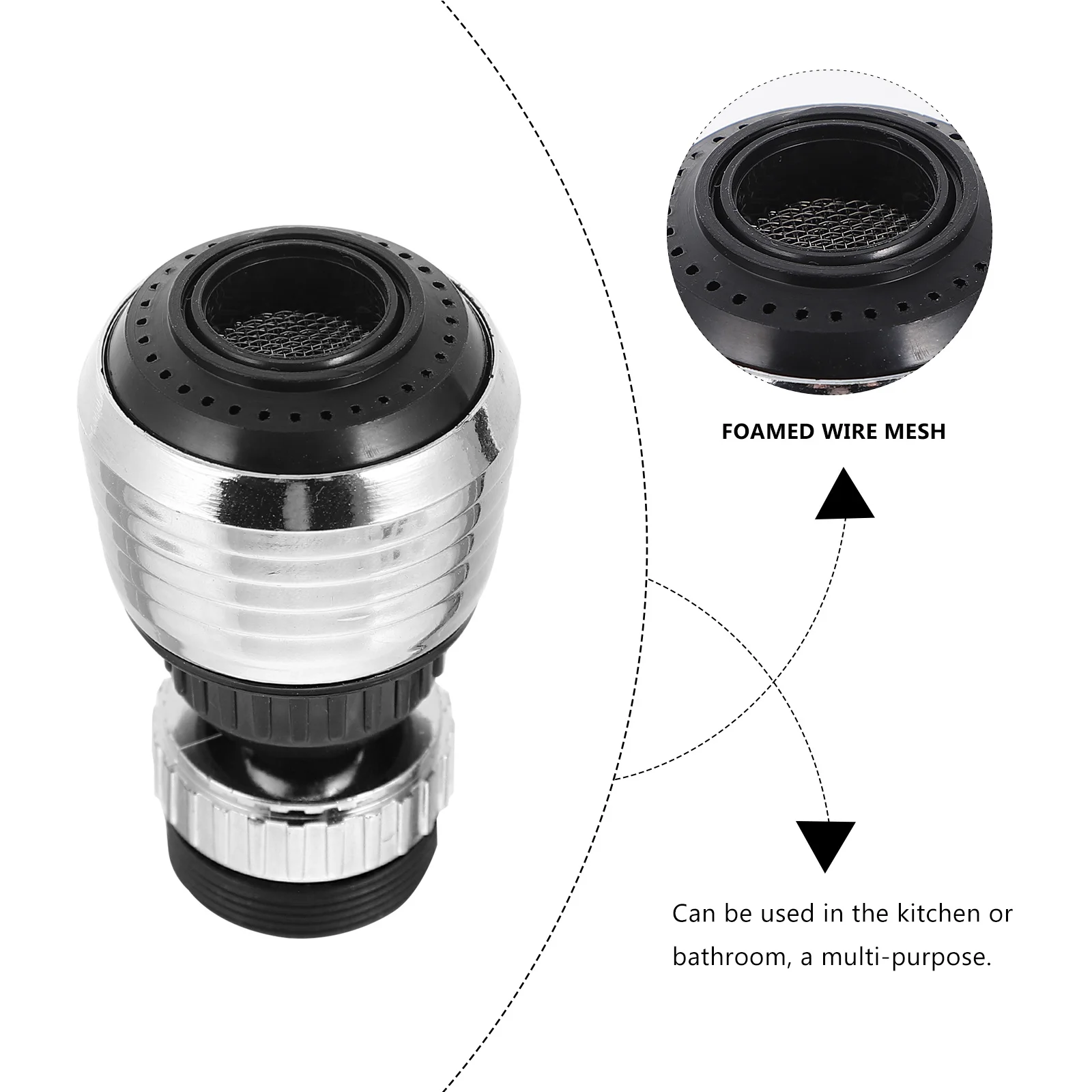 4Pcs 360 Degree Rotatable Faucet Sprayer Durable Rustproof Kitchen Bathroom Sink Aerator Easy Install Multipurpose Filter
4Pcs 360 Degree Rotatable Faucet Sprayer Durable Rustproof Kitchen Bathroom Sink Aerator Easy Install Multipurpose Filter