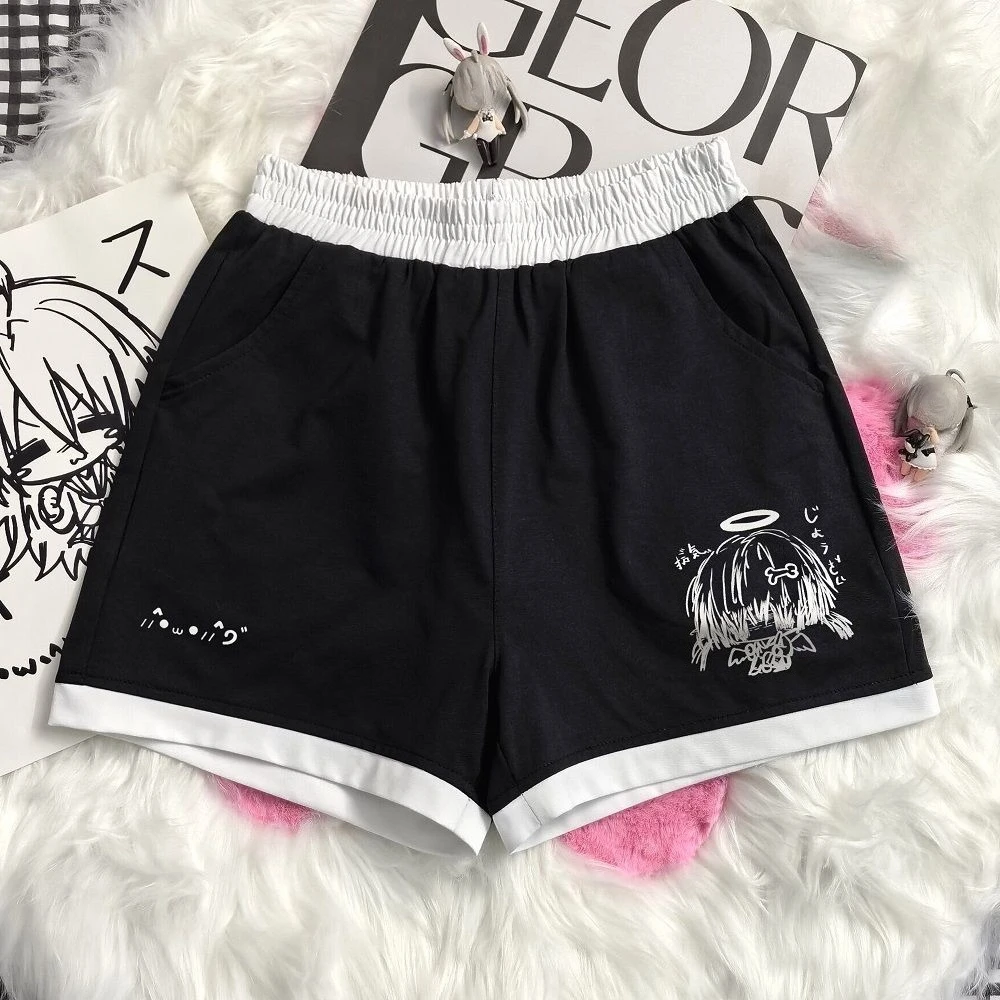 Japanese Sweet Kawaii Shorts Anime Print Shorts Women Casual Bottoms Contrast Elastic Waist Pocket Casual Shorts Pants Outfits
Japanese Sweet Kawaii Shorts Anime Print Shorts Women Casual Bottoms Contrast Elastic Waist Pocket Casual Shorts Pants Outfits