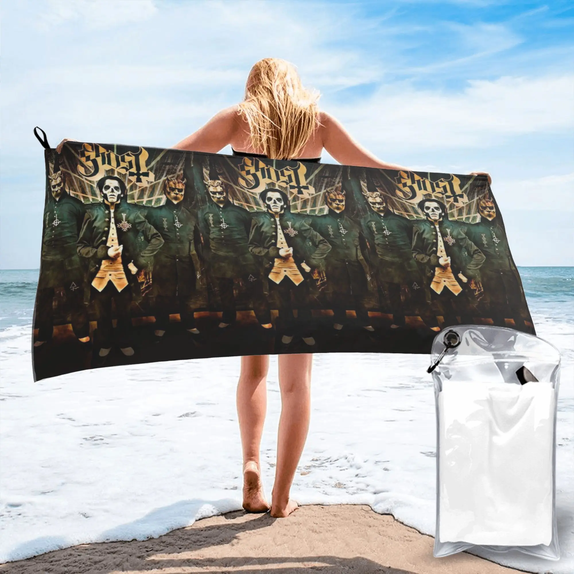 Ghost B.C. Band Beach Towel Soft Microfiber Quick Dry Absorbent Quick Towels For Pool
Ghost B.C. Band Beach Towel Soft Microfiber Quick Dry Absorbent Quick Towels For Pool