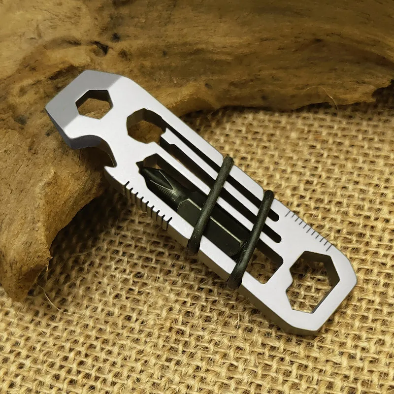Outdoor EDC gadget, keychain pendant multi-functional combination, mini crowbar, camping portable small wrench, screwdriver
Outdoor EDC gadget, keychain pendant multi-functional combination, mini crowbar, camping portable small wrench, screwdriver