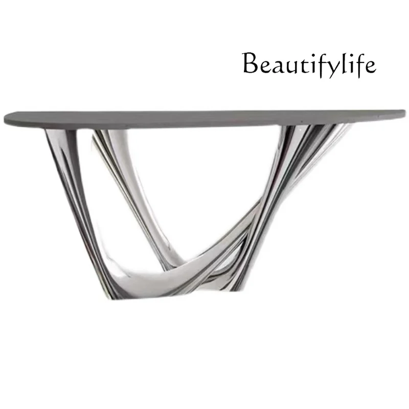 fiberglass fiber reinforced plastic gradual change corridor entrance table against the wall special-shaped decorative table
fiberglass fiber reinforced plastic gradual change corridor entrance table against the wall special-shaped decorative table