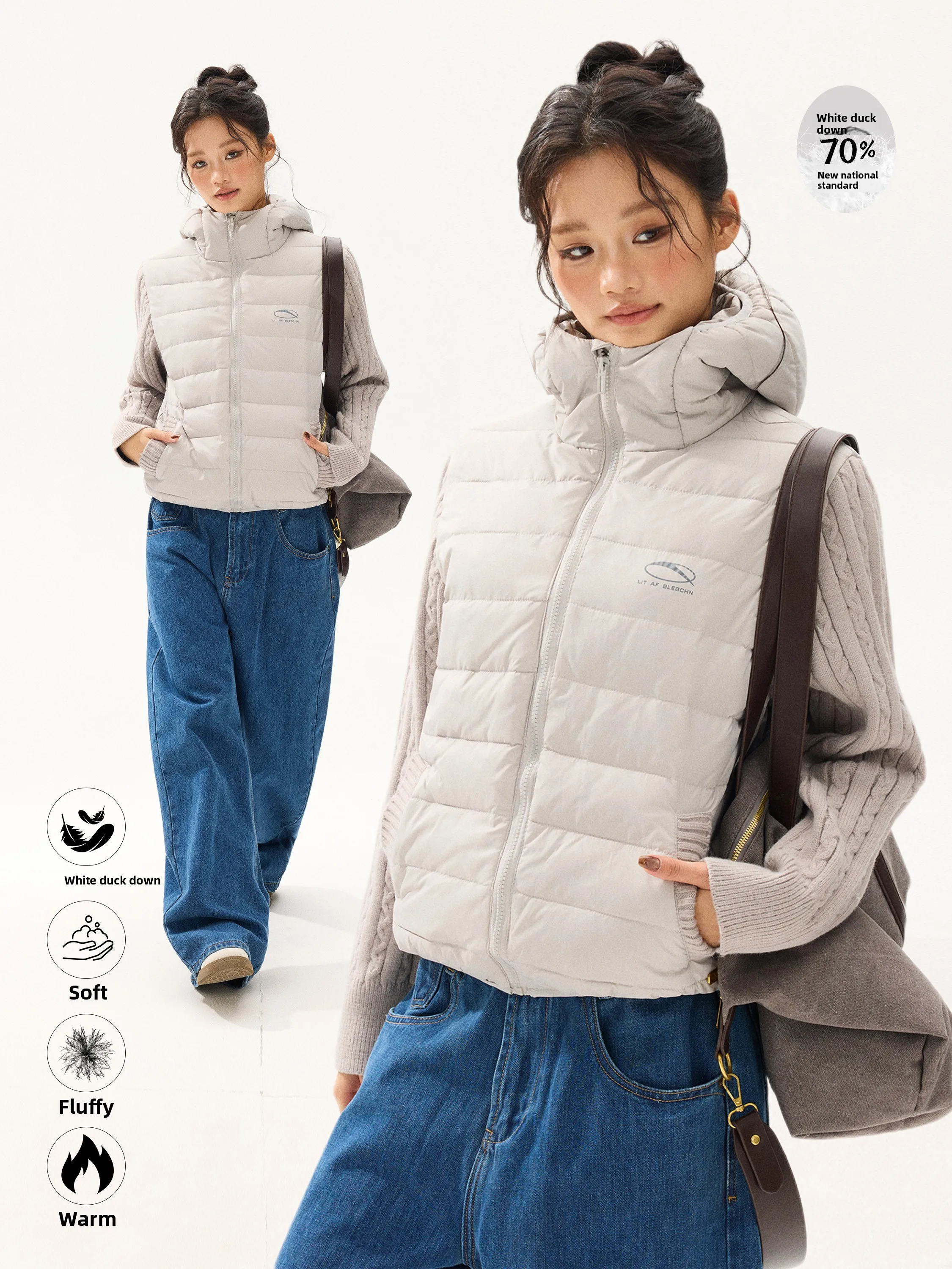 Ретро-вязаная куртка-пуховик: легкая, повседневная, с прочной молнией, теплая, универсальная верхняя одежда
Ретро-вязаная куртка-пуховик: легкая, повседневная, с прочной молнией, теплая, универсальная верхняя одежда