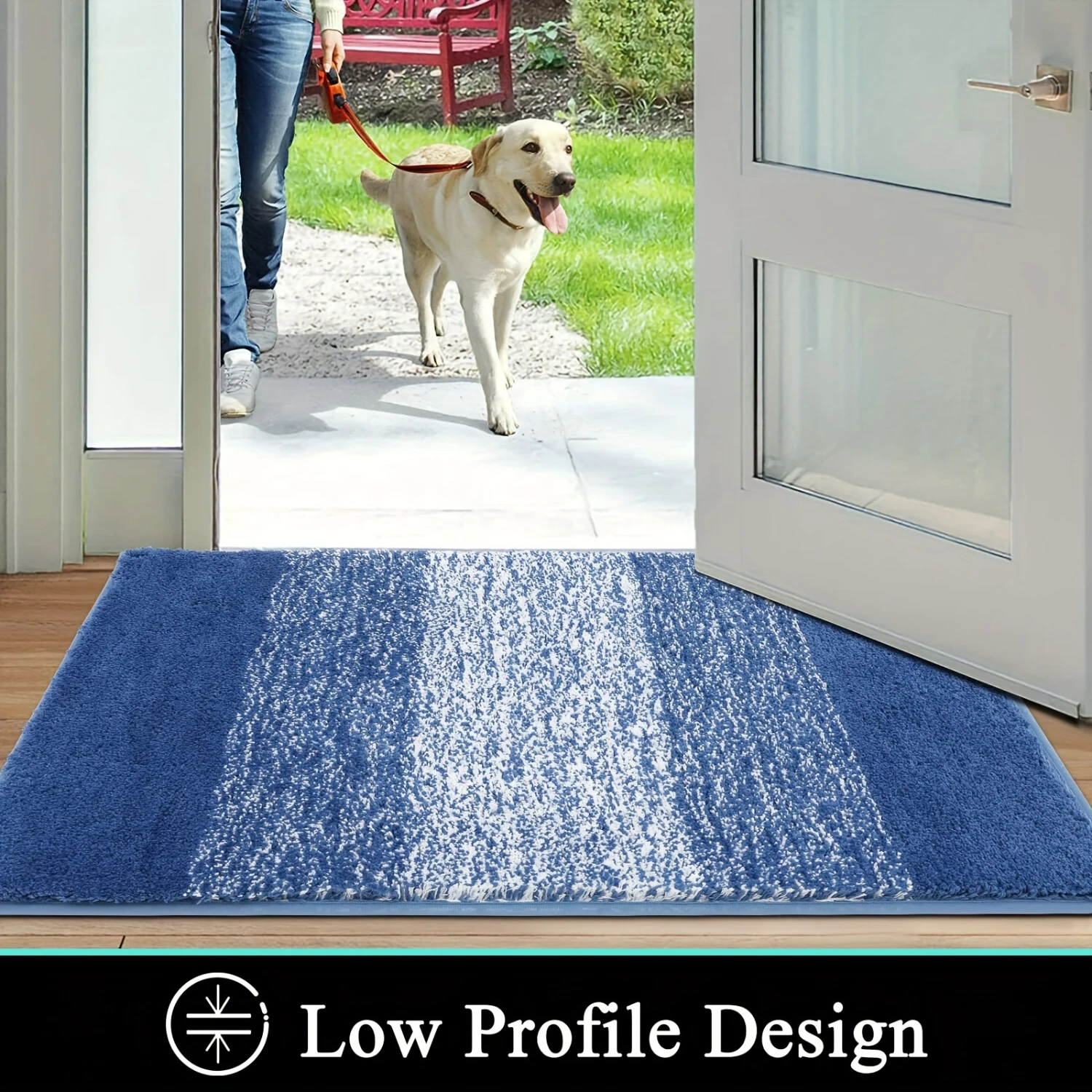 Soft and absorbent Anti-slip Indoor Door Mat, Thin Small Carpet for Entrance, Machine Washable Mud Mat for Summer Decor - 1pc
Soft and absorbent Anti-slip Indoor Door Mat, Thin Small Carpet for Entrance, Machine Washable Mud Mat for Summer Decor - 1pc