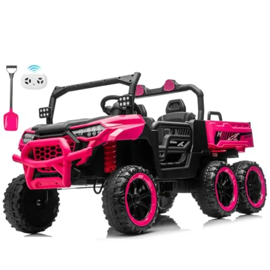 24V Ride on Dump Truck for Outdoor Play, ABS Plastic Body in Pink, Electric Dump Bed Remote Control, 4x100W Motor, LED Lights,
24V Ride on Dump Truck for Outdoor Play, ABS Plastic Body in Pink, Electric Dump Bed Remote Control, 4x100W Motor, LED Lights,