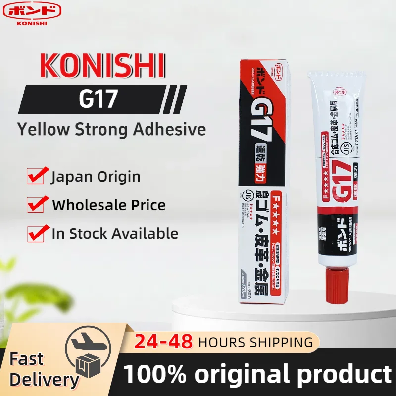 Оптовая продажа Японии Bond Konishi G17 G17Z Универсальный клей Супер клей Быстросохнущий желтый для кожи Металл
Оптовая продажа Японии Bond Konishi G17 G17Z Универсальный клей Супер клей Быстросохнущий желтый для кожи Металл