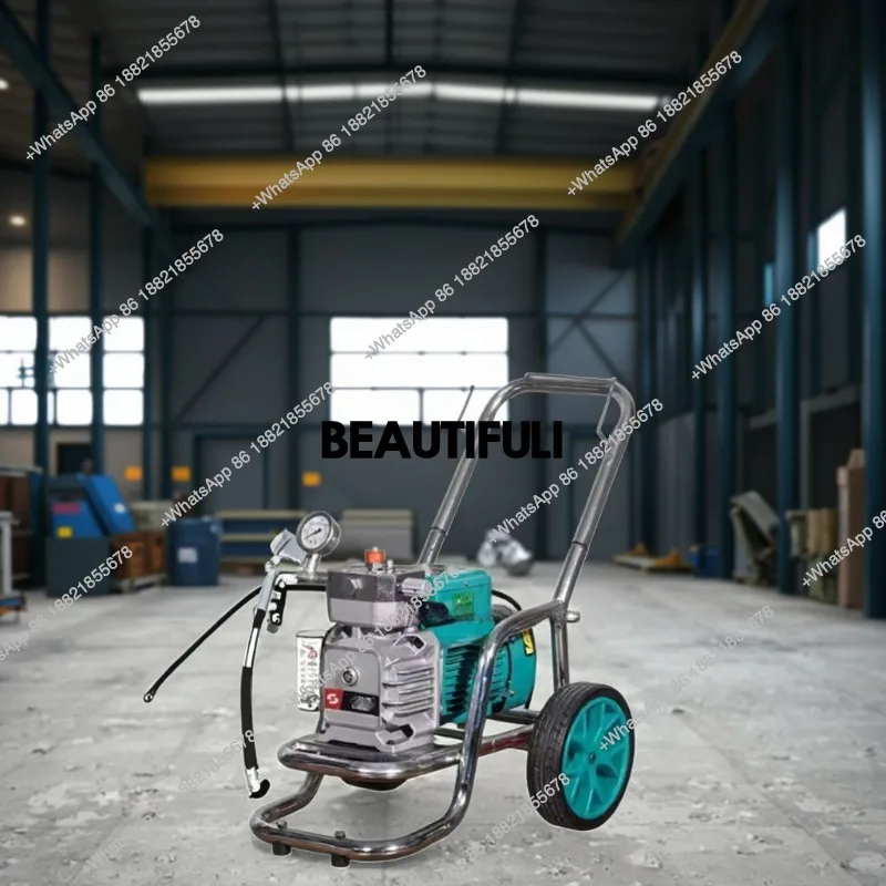 High-pressure airless sprayer for latex, special paint for colored steel tiles, small electric machine
High-pressure airless sprayer for latex, special paint for colored steel tiles, small electric machine