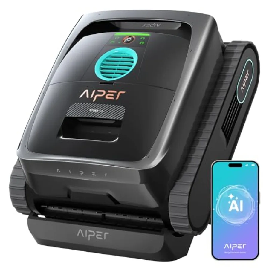 Scuba V3 AI Vision Cordless Robotic Pool Cleaner 10x Faster Pool Cleaning with AI Patrol 24/7 Auto Cleaning Smart Waterline Par
Scuba V3 AI Vision Cordless Robotic Pool Cleaner 10x Faster Pool Cleaning with AI Patrol 24/7 Auto Cleaning Smart Waterline Par