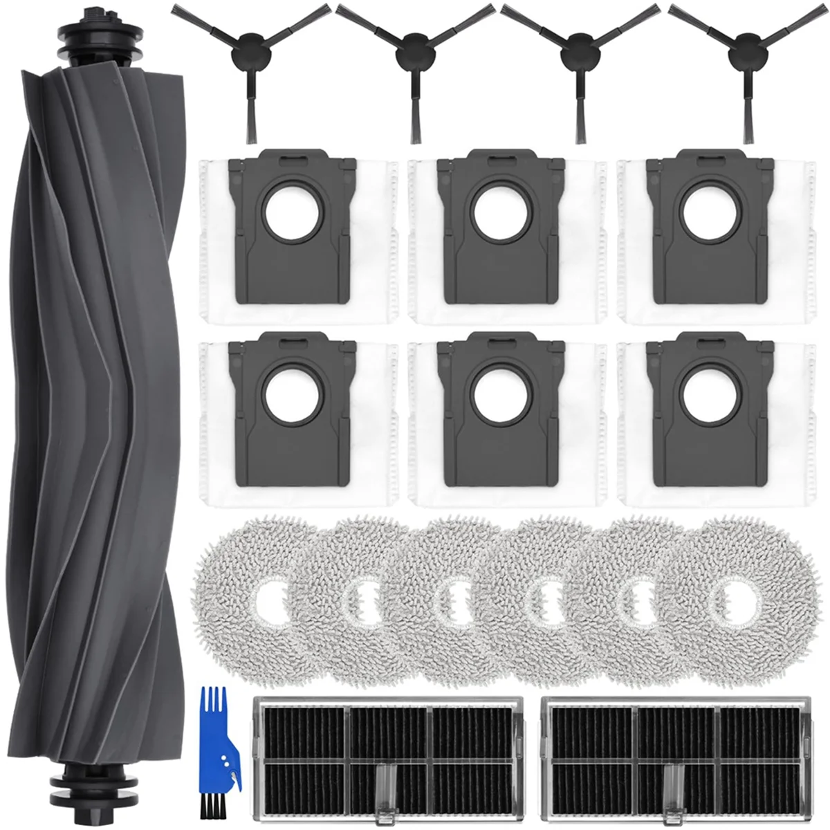 Accessories for L10s Pro Ultra Replacement Main Side Brush HEPA Filter Mop Pad Dust Bag Spare Parts
Accessories for L10s Pro Ultra Replacement Main Side Brush HEPA Filter Mop Pad Dust Bag Spare Parts