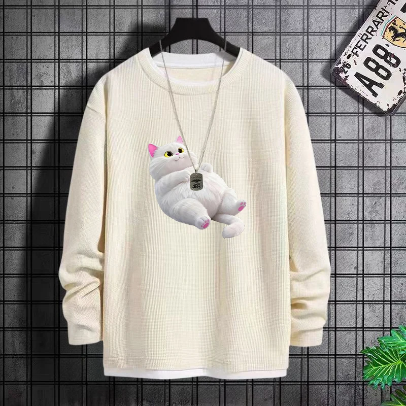 Loose Fit Men's Long Sve Hoodie Base Layer irt plus Size Trendy Korean Sle Breathable Polyester Fabric round Ne Pattern
Loose Fit Men's Long Sve Hoodie Base Layer irt plus Size Trendy Korean Sle Breathable Polyester Fabric round Ne Pattern