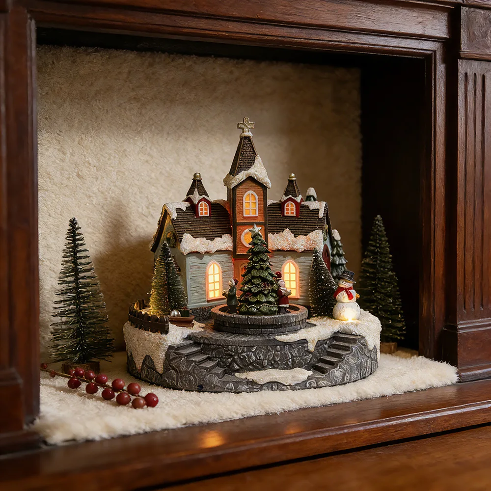 Premium Christmas Ornaments Resin Scene Light Room Ornament Luminous Music Box Music Box Creative Premium Gifts
Premium Christmas Ornaments Resin Scene Light Room Ornament Luminous Music Box Music Box Creative Premium Gifts