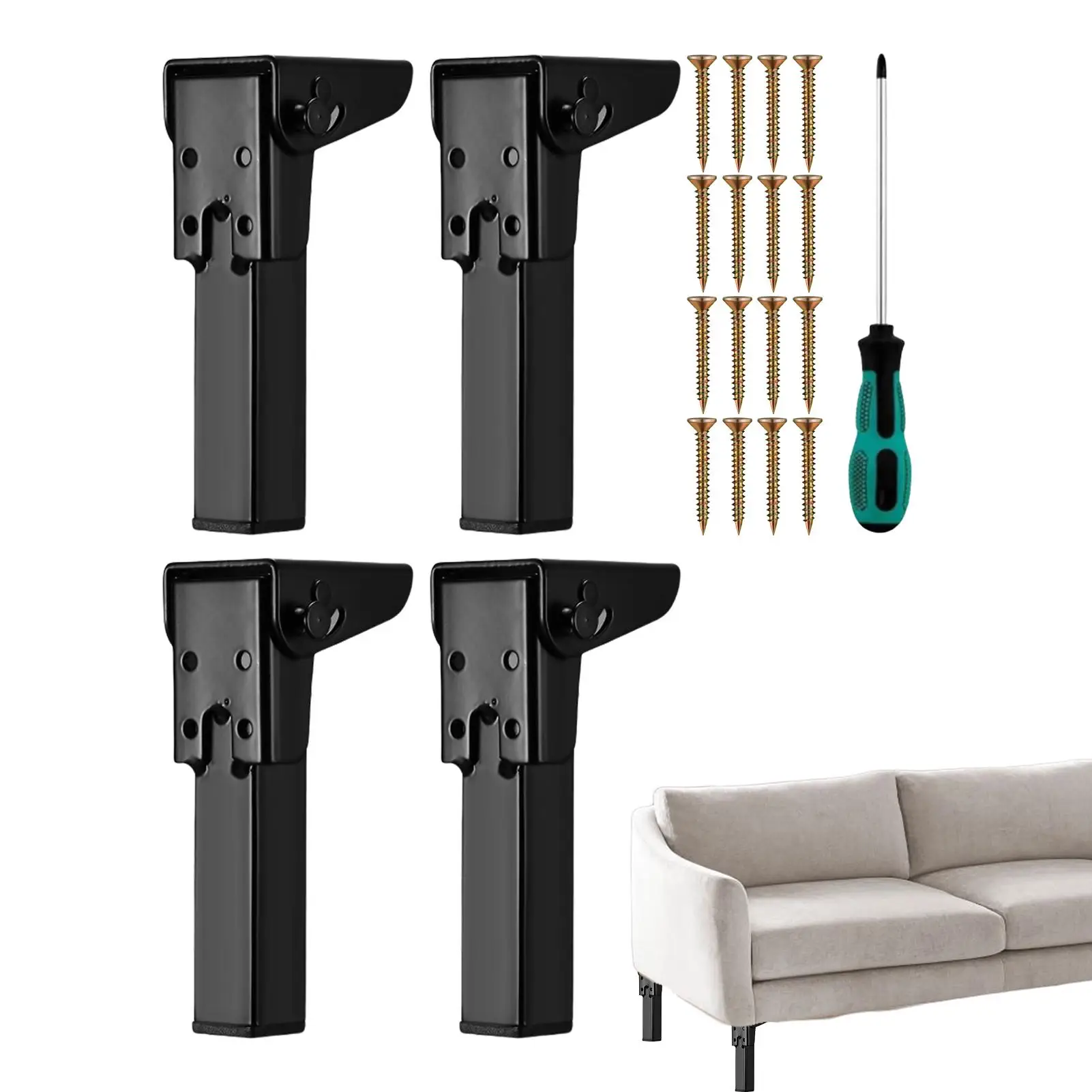 4pcs Folding Table Legs Laptop Table Legs Furniture Feet With Rubber Floor Protector For Cabinet Sofa Dresser Bed Cupboard
4pcs Folding Table Legs Laptop Table Legs Furniture Feet With Rubber Floor Protector For Cabinet Sofa Dresser Bed Cupboard