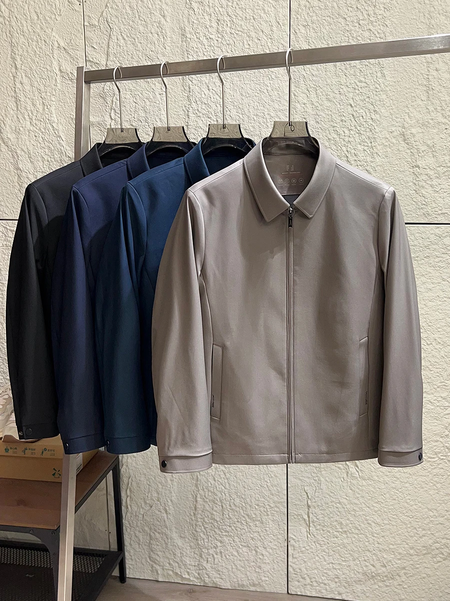 High-End Administrative Jacket Casual Turn-down Collar Men's Fashion Business Commute Color Outerwear Breathable Long S...
High-End Administrative Jacket Casual Turn-down Collar Men's Fashion Business Commute Color Outerwear Breathable Long S...