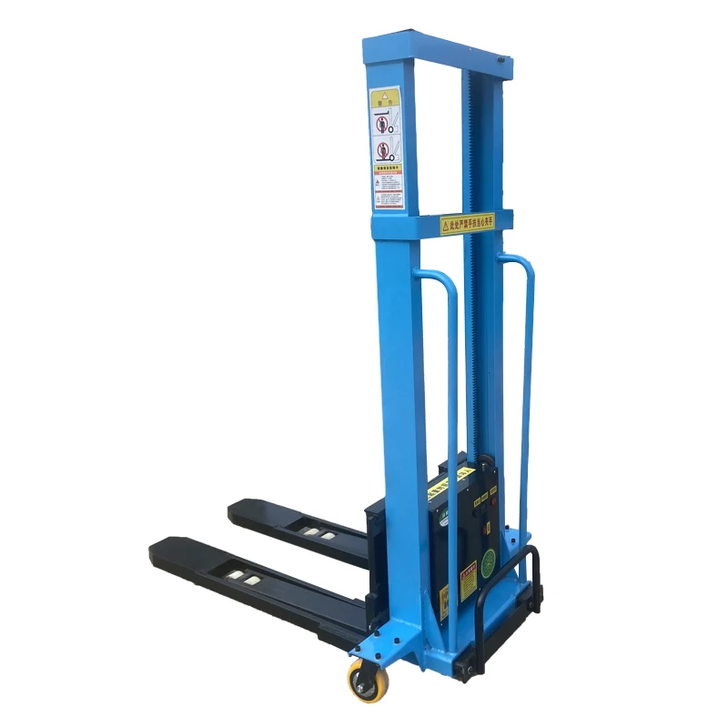 1ton 1.6m High Quality Electric Self Loading Forklift Electric Pallet Stacker with Battery 48V 20Ah
1ton 1.6m High Quality Electric Self Loading Forklift Electric Pallet Stacker with Battery 48V 20Ah