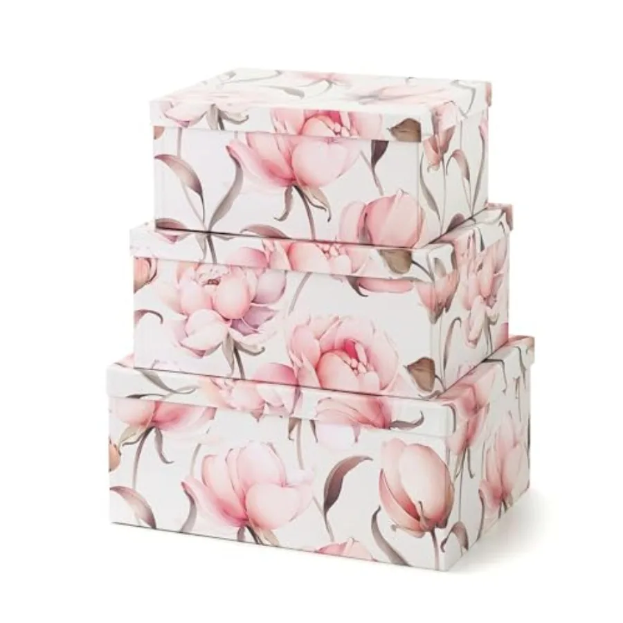 Decorative Cardboard Storage Boxes with Lids for Home Decor and Organization Set of 3 Large Keepsake Boxes for Memories and Gif
Decorative Cardboard Storage Boxes with Lids for Home Decor and Organization Set of 3 Large Keepsake Boxes for Memories and Gif