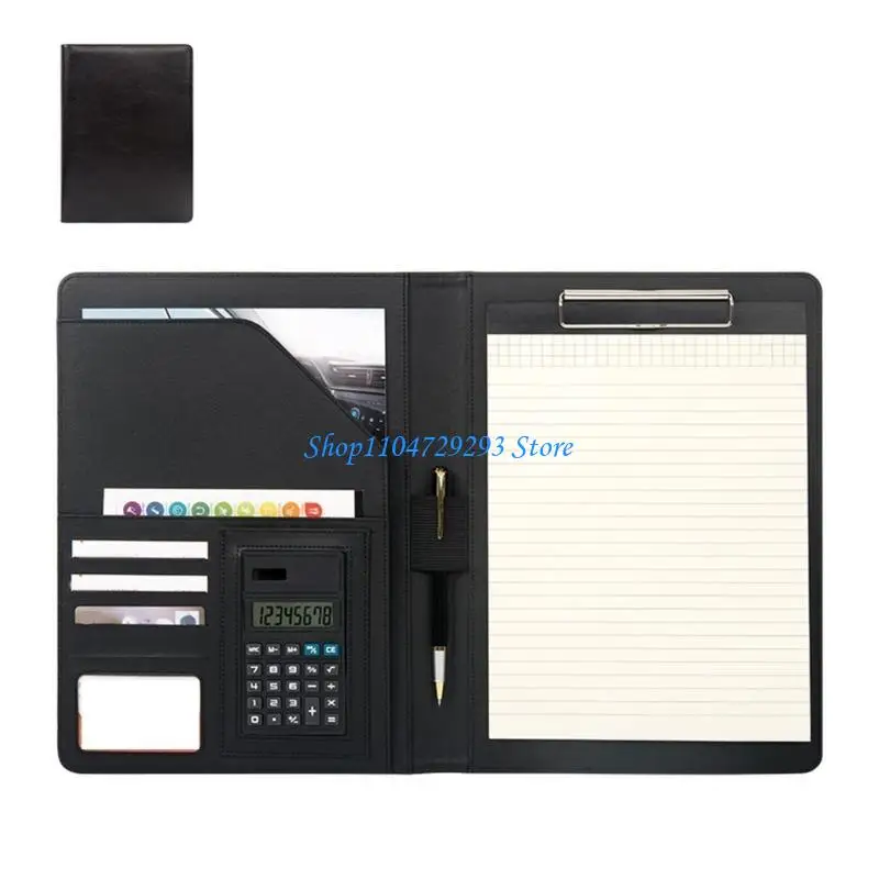 Y2GD Leather Conference Folder with Writing Pad Business Document Case with Clipboard
Y2GD Leather Conference Folder with Writing Pad Business Document Case with Clipboard