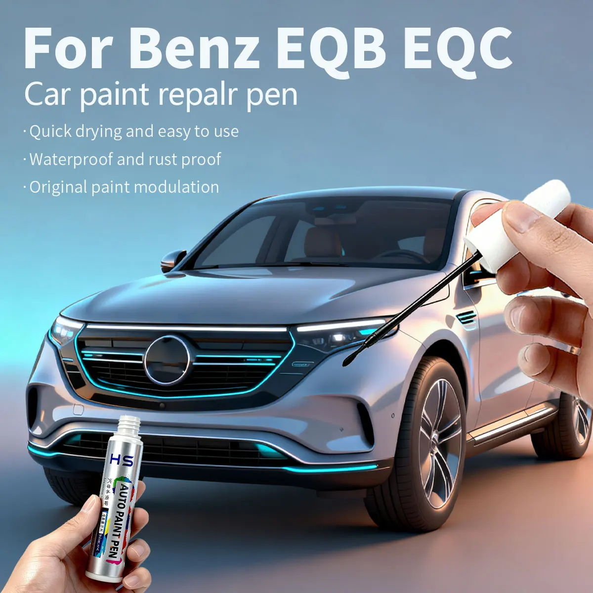 Ручка для ремонта автомобильной краски для Mercedes Benz EQB EQC Touch Up, средство для удаления царапин, автомобильные аксессуары «сделай сам», белый, 149 синий, 970, серебро 859, серый
Ручка для ремонта автомобильной краски для Mercedes Benz EQB EQC Touch Up, средство для удаления царапин, автомобильные аксессуары «сделай сам», белый, 149 синий, 970, серебро 859, серый