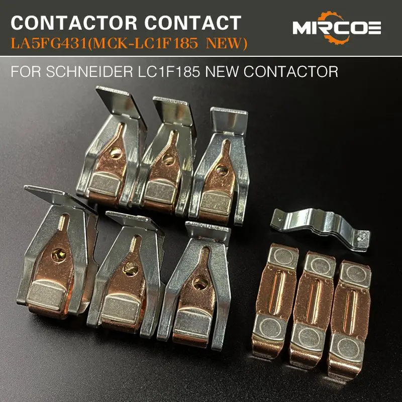 Main contact sets LA5FG431 NEW for TeSys LC1-F185 and LC1-F225 contactors
Main contact sets LA5FG431 NEW for TeSys LC1-F185 and LC1-F225 contactors