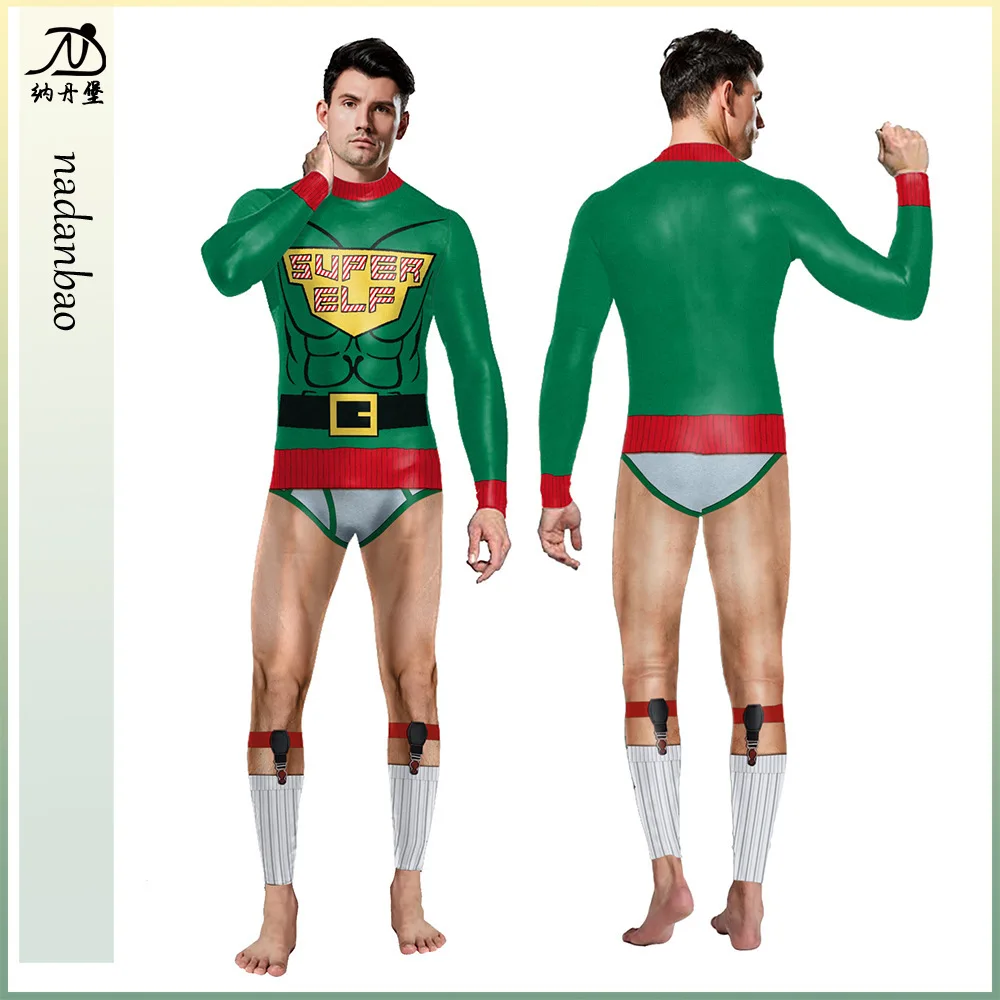 2024 Autumn Digital Printing New Product Carnival Acting Jumpsuit Muscle Tight Fitting Performance Suit
2024 Autumn Digital Printing New Product Carnival Acting Jumpsuit Muscle Tight Fitting Performance Suit