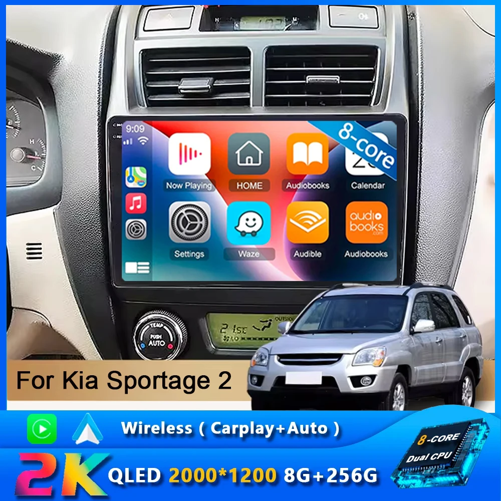 Автомобильный радиоприемник Android 14, для Kia Sportage 2 2004 2005 2006 2007-2010, Android-мультимедийный плеер, стерео BT 2din DVD HU
Автомобильный радиоприемник Android 14, для Kia Sportage 2 2004 2005 2006 2007-2010, Android-мультимедийный плеер, стерео BT 2din DVD HU