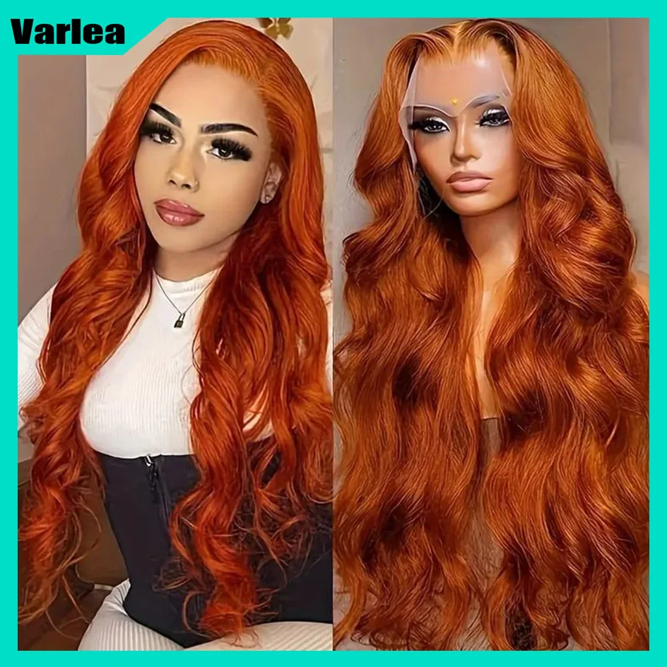 Varlea 200% Density Body Wave Wig 13x6 Hd Frontal Wig Loose Body Wave Ginger Hd Lace Wig 13x4 Human Hair 350 Colored Orange Wig
Varlea 200% Density Body Wave Wig 13x6 Hd Frontal Wig Loose Body Wave Ginger Hd Lace Wig 13x4 Human Hair 350 Colored Orange Wig