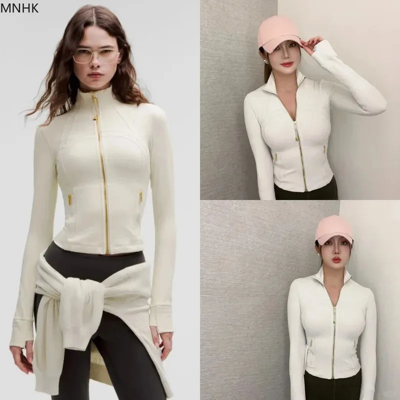 2025 New Women's Yoga Stand Collar Cropped Jacket | Gold Zipper Cardigan with Thumb Holes, Quick-Dry High Elasticity for Run
2025 New Women's Yoga Stand Collar Cropped Jacket | Gold Zipper Cardigan with Thumb Holes, Quick-Dry High Elasticity for Run