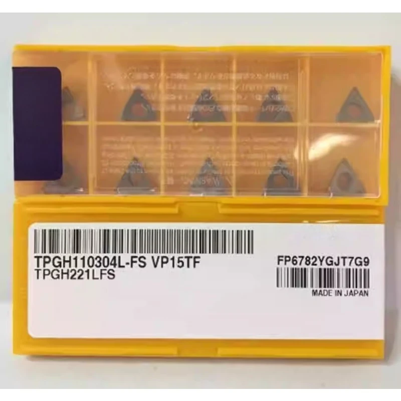 100% Original Genuine Japanese CNC Carbide Inserts TPGH110304L FS TPGH110304L-FS VP15TF Quality Assurance
100% Original Genuine Japanese CNC Carbide Inserts TPGH110304L FS TPGH110304L-FS VP15TF Quality Assurance
