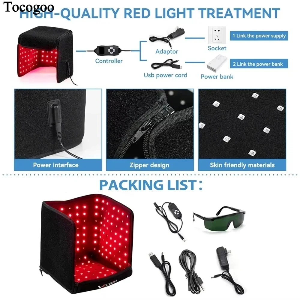 Red&Infrared Light Hair Regrowth Cap 180LEDs For Reduces Oiliness Deep Into Hair Follicles Relieve Fatigue
Red&Infrared Light Hair Regrowth Cap 180LEDs For Reduces Oiliness Deep Into Hair Follicles Relieve Fatigue