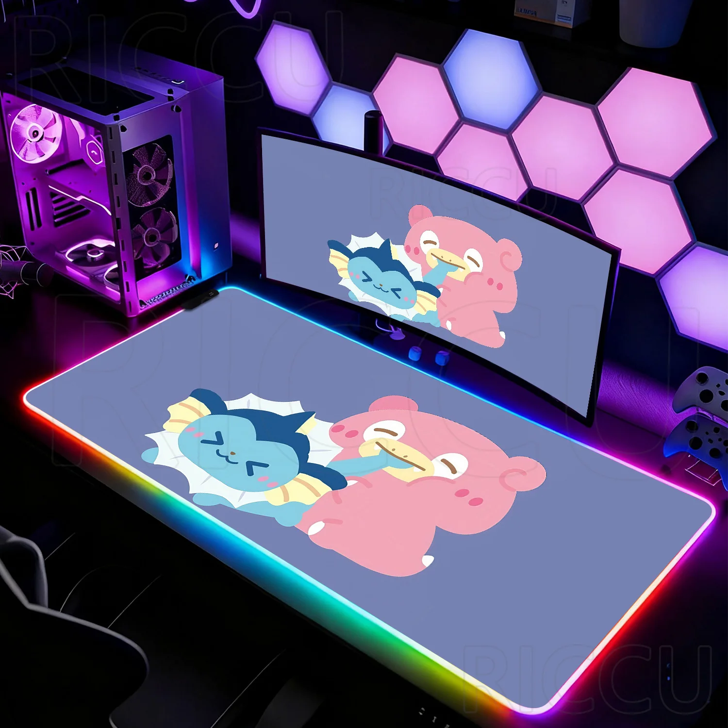 Коврик для мыши RGB XXL HD с аниме-принтом, коврик для геймеров, коврик для стола Eevee Kawaii, коврик для клавиатуры Pokémon, аксессуары для ноутбуков и ПК, игровой LED-коврик для стола
Коврик для мыши RGB XXL HD с аниме-принтом, коврик для геймеров, коврик для стола Eevee Kawaii, коврик для клавиатуры Pokémon, аксессуары для ноутбуков и ПК, игровой LED-коврик для стола