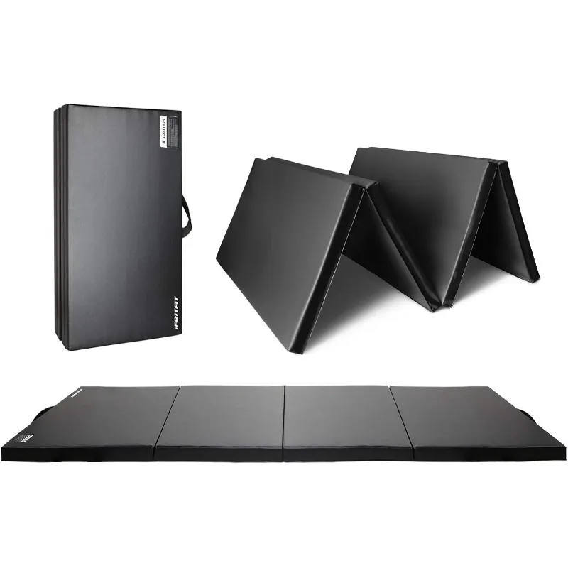 RitFit Upgraded Folding Exercise Mat, 2 Inch Thick Gymnastics Mat 3’x6’,4’x8’,4x10’,2'x8' with Carrying Handles for Yoga, MMA 
RitFit Upgraded Folding Exercise Mat, 2 Inch Thick Gymnastics Mat 3’x6’,4’x8’,4x10’,2'x8' with Carrying Handles for Yoga, MMA