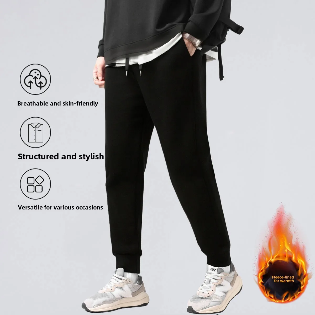 Мужские повседневные брюки Outlet, свободные брюки-карго с эластичной резинкой на талии, удобная дышащая осенне-зимняя модная уличная одежда
Мужские повседневные брюки Outlet, свободные брюки-карго с эластичной резинкой на талии, удобная дышащая осенне-зимняя модная уличная одежда