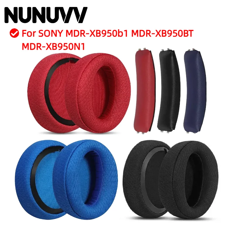NUNUVV Replacement Breathable football net Ear Pad For SONY MDR-XB950b1 MDR-XB950BT MDR-XB950N1 headphones Repairing Parts
NUNUVV Replacement Breathable football net Ear Pad For SONY MDR-XB950b1 MDR-XB950BT MDR-XB950N1 headphones Repairing Parts