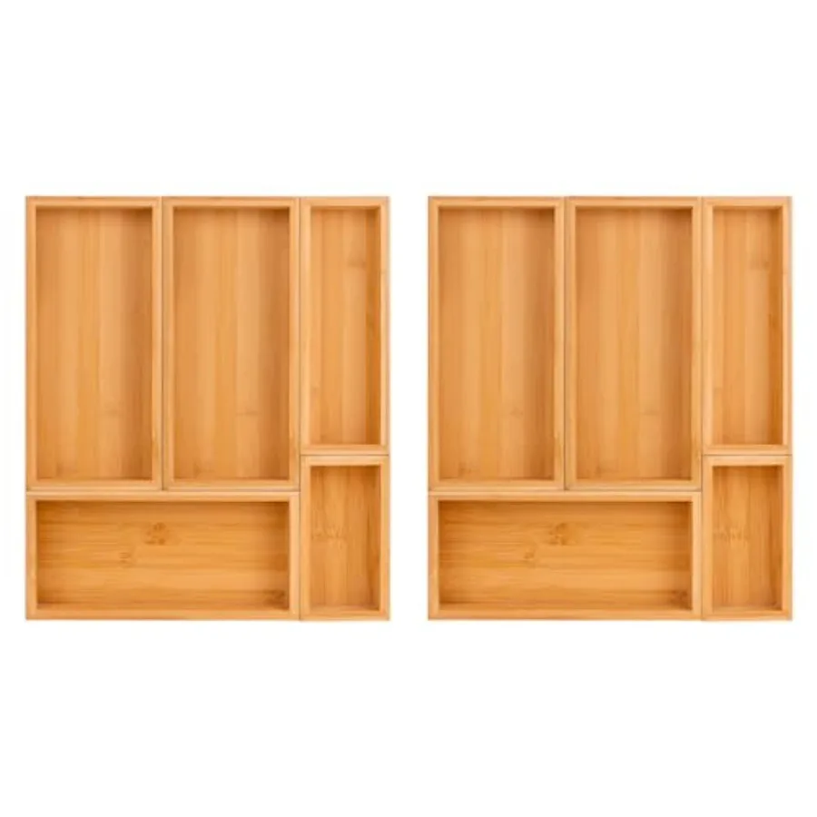 bamboo drawer organizer Set, expandable drawer dividers, wooden storage organizers, drawer organizers for kitchen, bathroom, fl
bamboo drawer organizer Set, expandable drawer dividers, wooden storage organizers, drawer organizers for kitchen, bathroom, fl