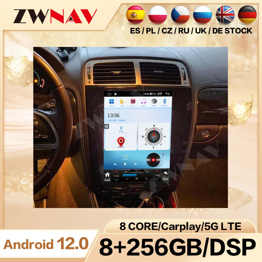 Qualcomm Tesa- Car GPS radio Android 12 multimedia player for Jaguar XJ 2004 2005 2006 2007 2008 carpaly upgradation Bluetooth
Qualcomm Tesa- Car GPS radio Android 12 multimedia player for Jaguar XJ 2004 2005 2006 2007 2008 carpaly upgradation Bluetooth