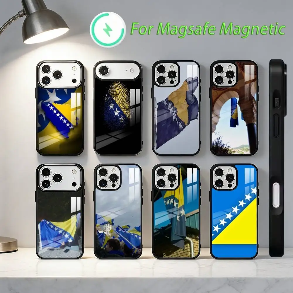 Bosnia H-Herzegovina M-Map Phone Case For iPhone17,16,15,14,13,12,11,Plus,Pro,Max For Magsafe Wireless Charging cover
Bosnia H-Herzegovina M-Map Phone Case For iPhone17,16,15,14,13,12,11,Plus,Pro,Max For Magsafe Wireless Charging cover
