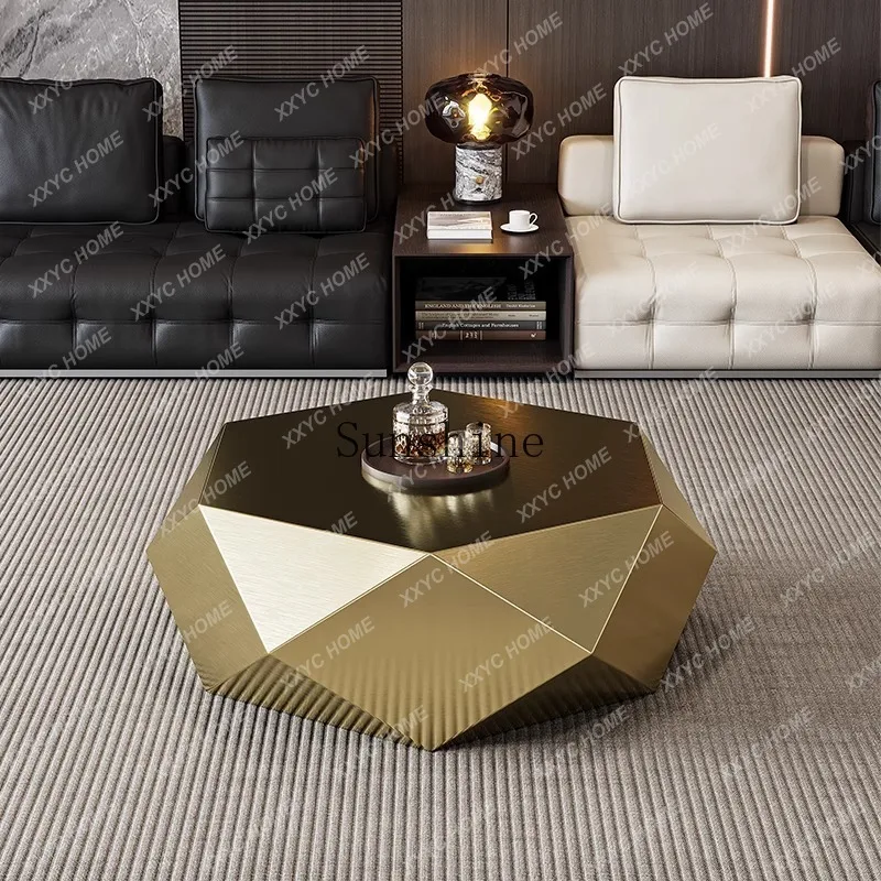 minimalist gold diamond coffee table design high-end small apartment modern simple light luxury
minimalist gold diamond coffee table design high-end small apartment modern simple light luxury
