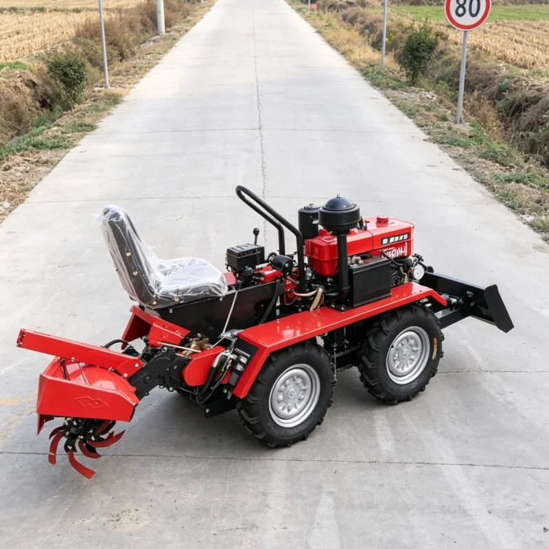 Customized 2026 Four-wheel Farm Rotary Tiller, Durable Four-wheel Tractor, 4WD Ploughing Machine for Orchards
Customized 2026 Four-wheel Farm Rotary Tiller, Durable Four-wheel Tractor, 4WD Ploughing Machine for Orchards