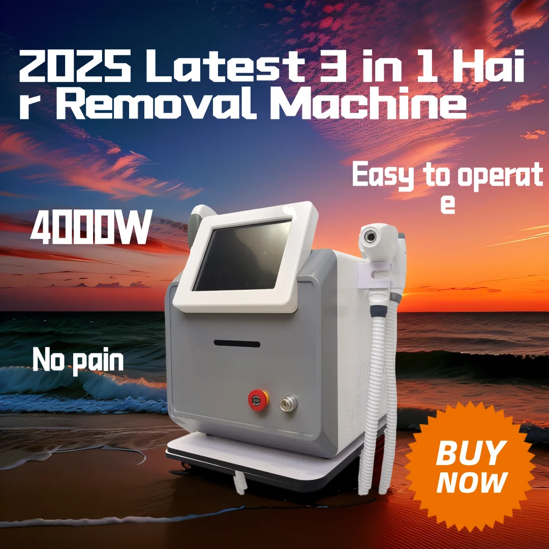 Diode Laser OPT IPL Hair removal three-in-one portable laser tattoo removal professional beauty equipment laser hair removal
Diode Laser OPT IPL Hair removal three-in-one portable laser tattoo removal professional beauty equipment laser hair removal