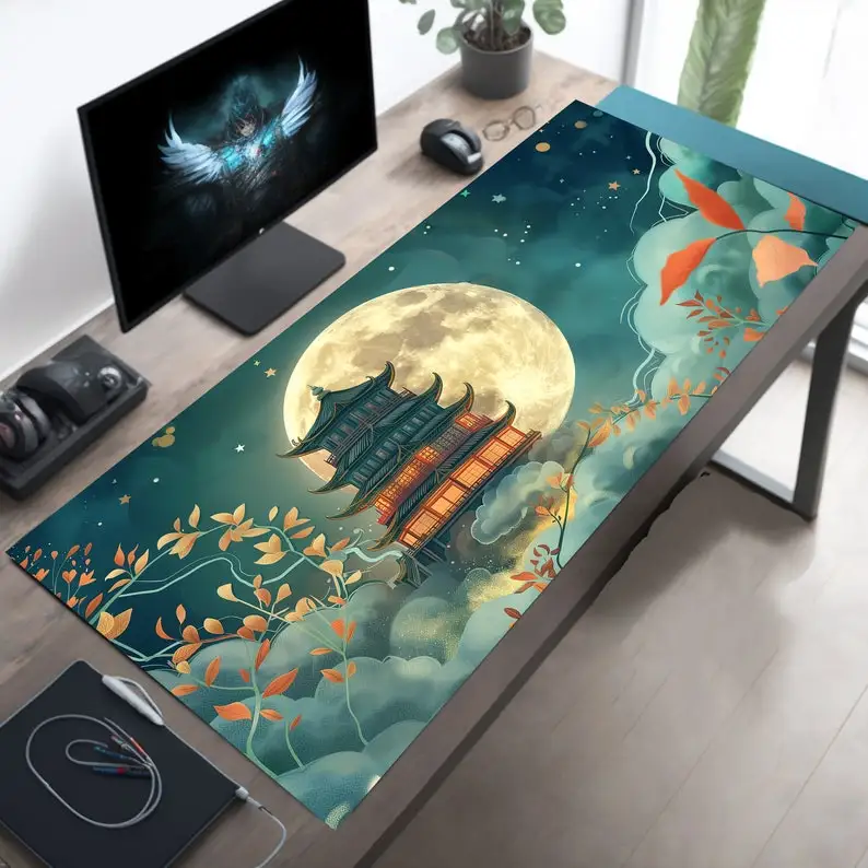 Japanese Palace Moon Mouse Pad Large Rubber Anti-slip PC Desk Accessories Mousepad for Offices and Gamer Keyboard Mats Decor Mat
Japanese Palace Moon Mouse Pad Large Rubber Anti-slip PC Desk Accessories Mousepad for Offices and Gamer Keyboard Mats Decor Mat