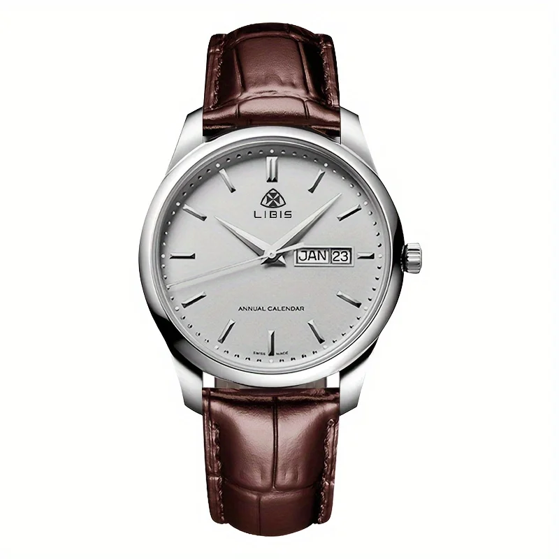 Minimalist Men's Business Quartz Watch, Calendar Function, Leather & Metal Band, Casual Luminous Waterproof Wristwatch
Minimalist Men's Business Quartz Watch, Calendar Function, Leather & Metal Band, Casual Luminous Waterproof Wristwatch