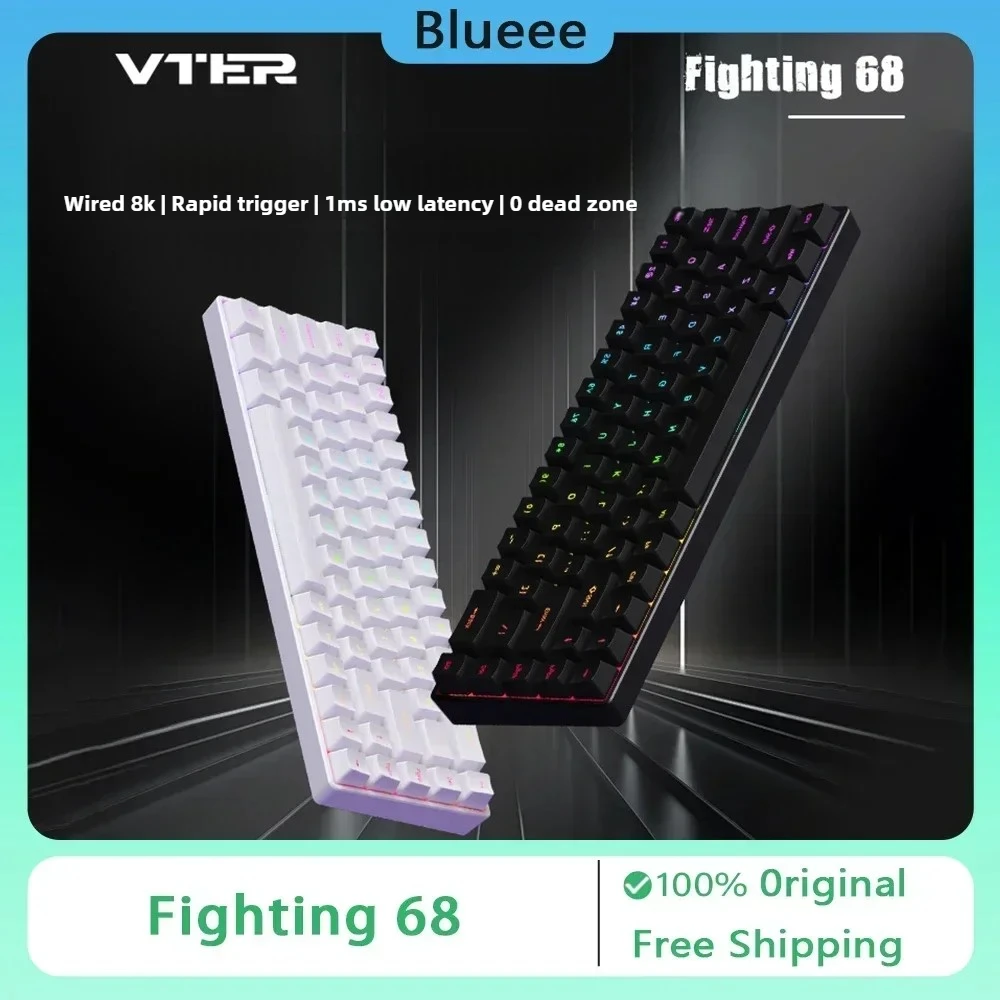 Feker Fighting68 Magnetic Switch Mechanical Keyboard 8K Wired Gaming Keyboard Custom Hot Swap Valorant Gamer PC Accessories
Feker Fighting68 Magnetic Switch Mechanical Keyboard 8K Wired Gaming Keyboard Custom Hot Swap Valorant Gamer PC Accessories