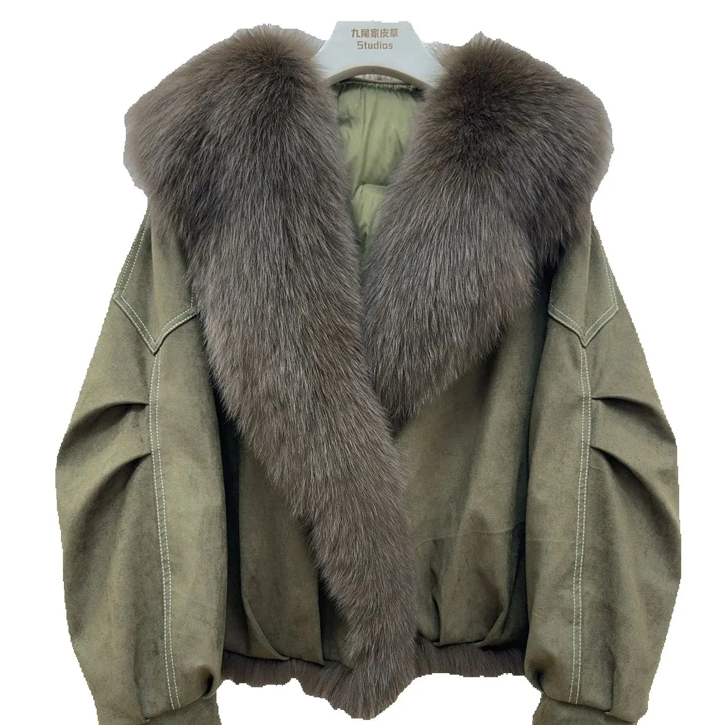 Forest Bubble 2025 Autumn/Winter New Style Large fur collar motorcycle short fox fur fur coat women's goose down down jacket
Forest Bubble 2025 Autumn/Winter New Style Large fur collar motorcycle short fox fur fur coat women's goose down down jacket