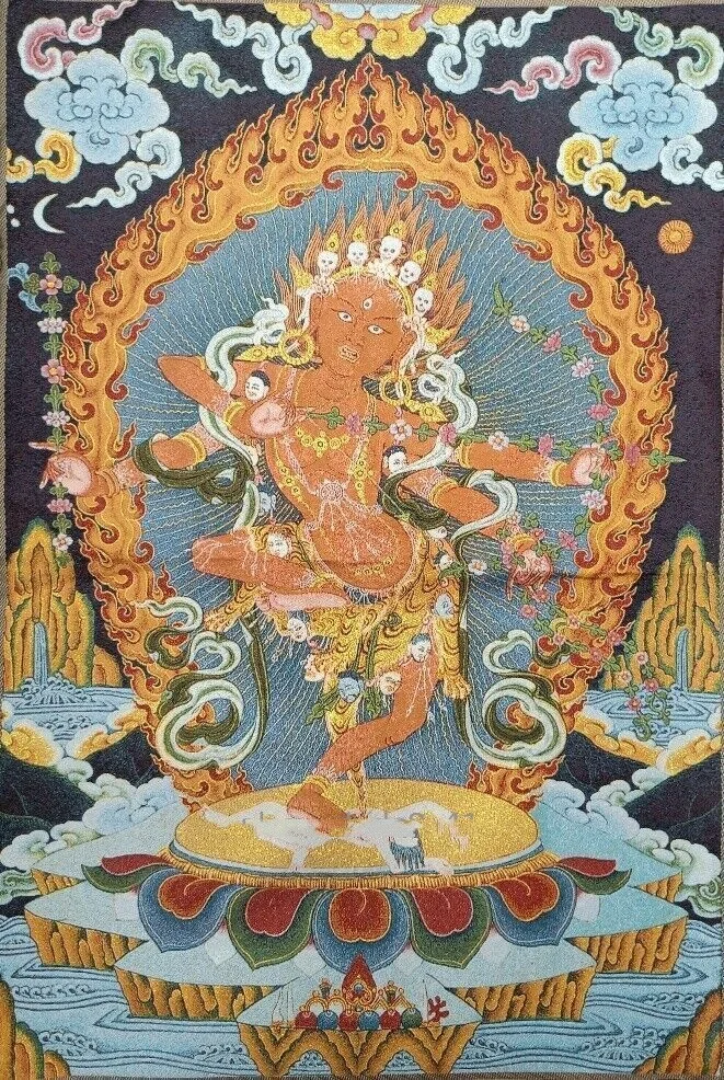 36" Tibet Tibetan Cloth Silk Tantra Buddhism Kurukulla Red Tara Tangka Thangka
36" Tibet Tibetan Cloth Silk Tantra Buddhism Kurukulla Red Tara Tangka Thangka