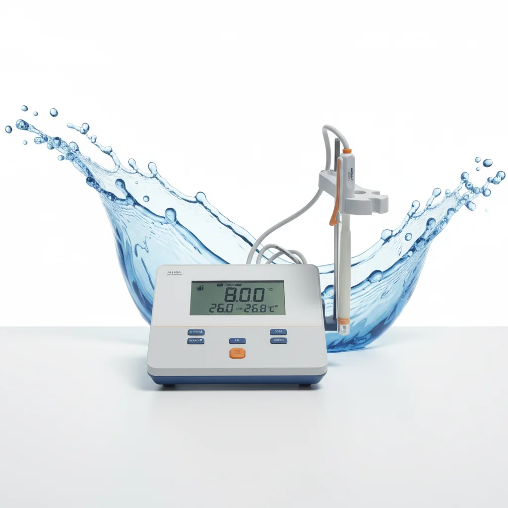 PH100B Benchtop pH Meter with 6.0-Inch LCD Display for Laboratory Water Testing
PH100B Benchtop pH Meter with 6.0-Inch LCD Display for Laboratory Water Testing