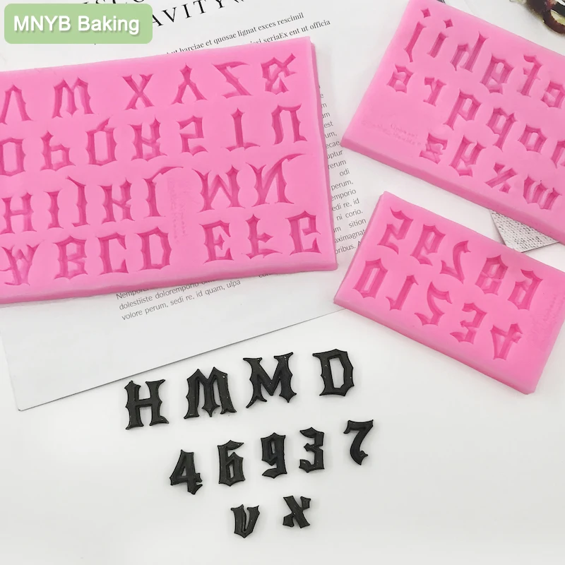 Cool Design Number And Letter Silicone Mold Cupcake Candy Fondant Cake Decoration Baking Tool Chocolate Figure Gothic Moulds
Cool Design Number And Letter Silicone Mold Cupcake Candy Fondant Cake Decoration Baking Tool Chocolate Figure Gothic Moulds