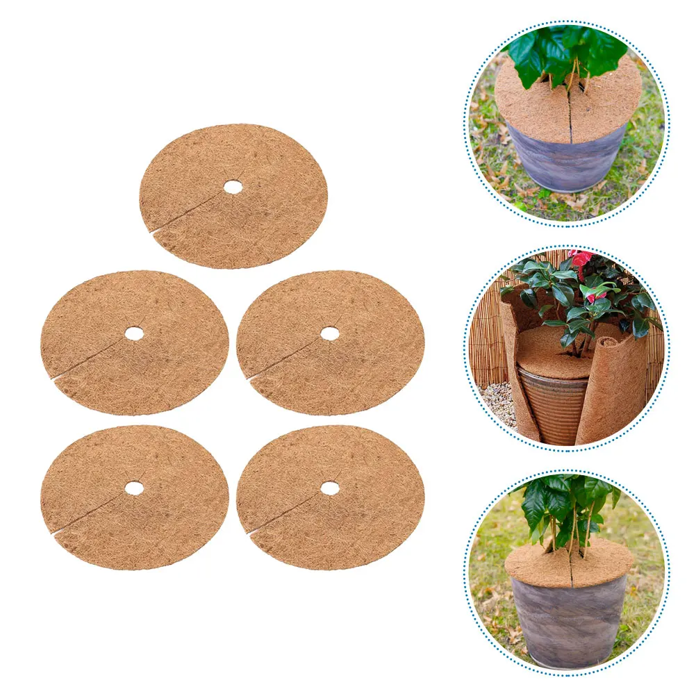 5pcs Pot Tree Barrier Mat Spacer Coconut Fiber Mat 30CM Coir Mulch Ring Tree Barrier Breathable Planter Pad
5pcs Pot Tree Barrier Mat Spacer Coconut Fiber Mat 30CM Coir Mulch Ring Tree Barrier Breathable Planter Pad