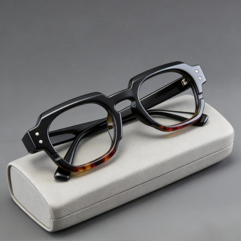Men's and Women's Retro Square-Frame Plain Glasses Large-Frame Comfortable Blue Light-Blocking Non-Prescription Glasses
Men's and Women's Retro Square-Frame Plain Glasses Large-Frame Comfortable Blue Light-Blocking Non-Prescription Glasses