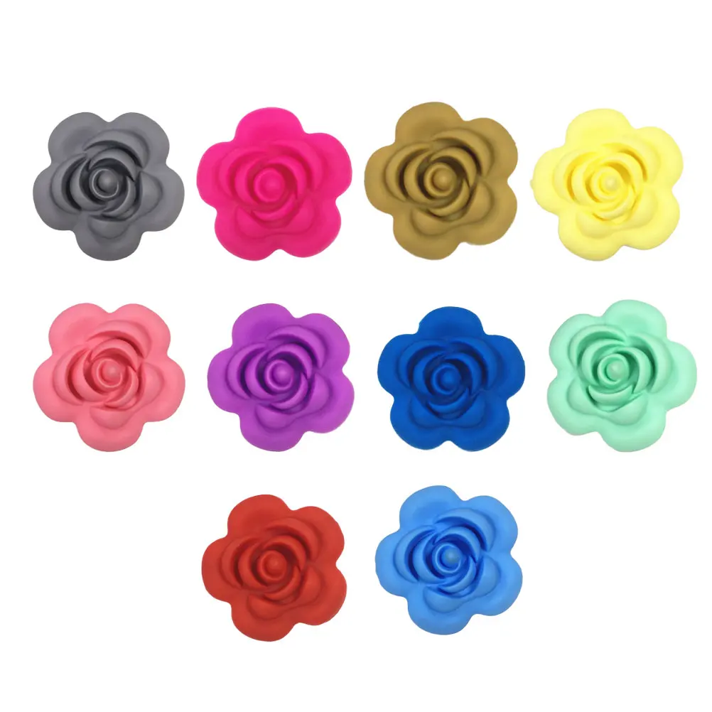 10 Pcs Baby Pacifier Food Grade Silicone Teething Toy Rose Shaped Soother Durable Toddler Molar Beads Infant Mouth Guard
10 Pcs Baby Pacifier Food Grade Silicone Teething Toy Rose Shaped Soother Durable Toddler Molar Beads Infant Mouth Guard