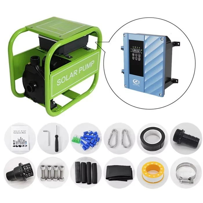 Difful Factory 2.2kw 60m3/h AC/DC Solar Water Pump Solar Surface Pump System for Irrigation
Difful Factory 2.2kw 60m3/h AC/DC Solar Water Pump Solar Surface Pump System for Irrigation