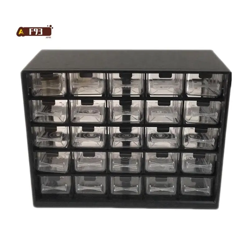 AF93-25Pc Combined Transparent Drawer Storage Cabinet Detachable Parts Box Hardware Sorting Box
AF93-25Pc Combined Transparent Drawer Storage Cabinet Detachable Parts Box Hardware Sorting Box